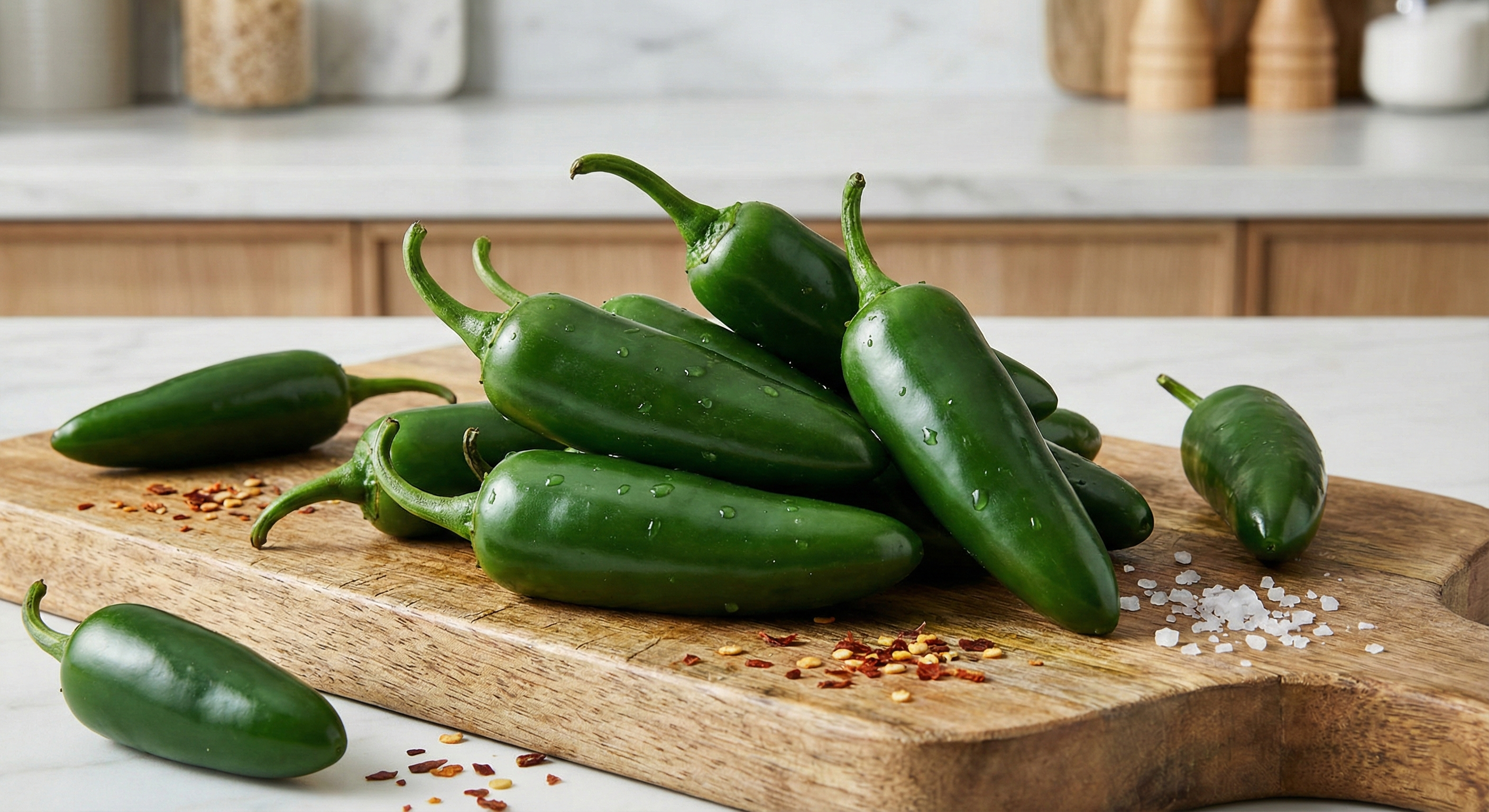 हरी मिर्च (मसालेदार)